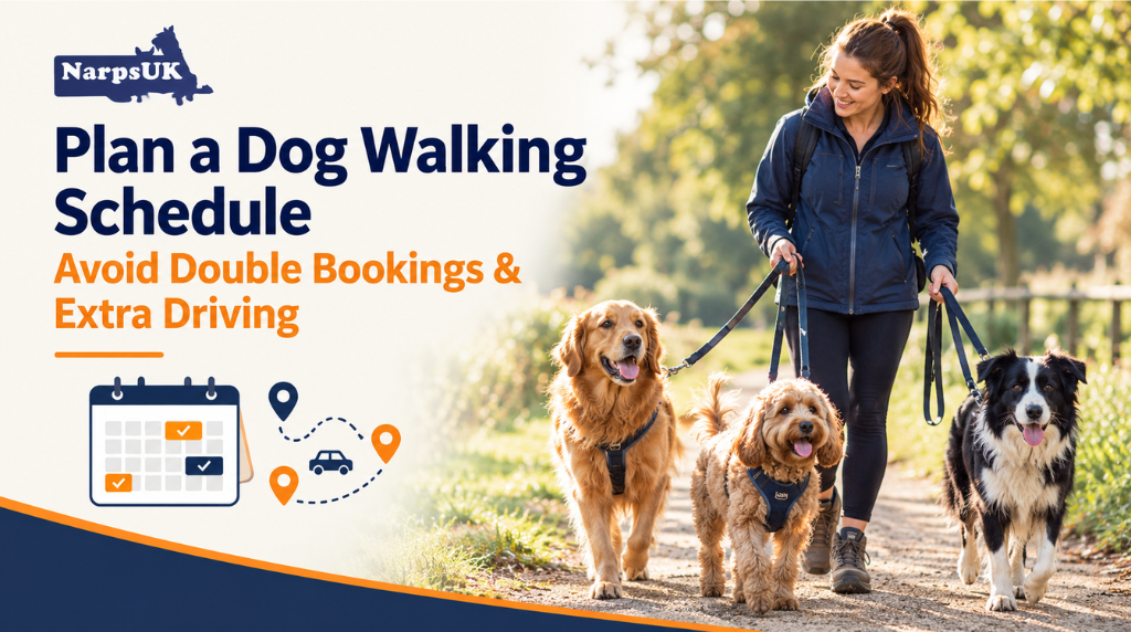 How Can You Plan a Dog Walking Schedule Without Double Bookings or Excessive Driving